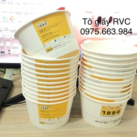 In Tô Giấy Đựng Thức Ăn Theo Mẫu Riêng