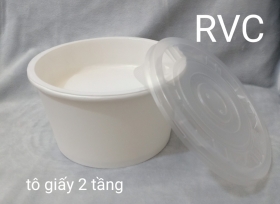 Tô Giấy 2 Tầng Cao Cấp Đựng Hủ Tiếu Bánh Canh