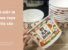 Công ty sản xuất tô giấy theo mẫu có in hình ảnh