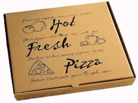 Hộp Giấy Đựng Pizza Size S